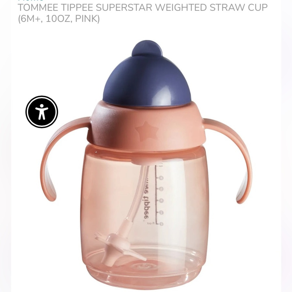 Tommee Tippee Weighted Straw Training Cup